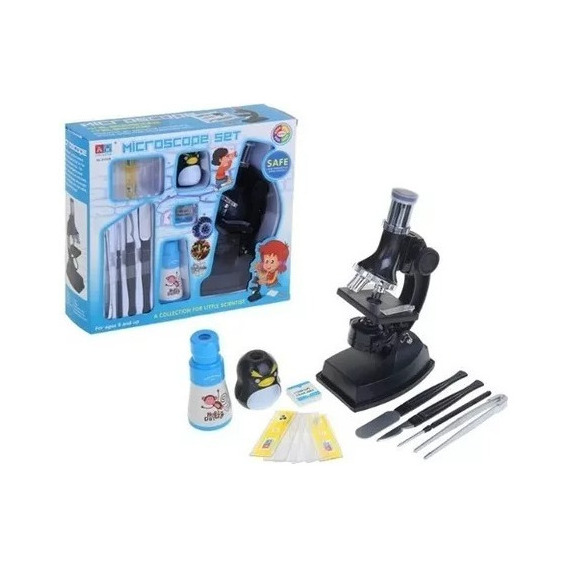 Set Microscopio Para Niños C/accesorios Chn Aoua Bunny Toys