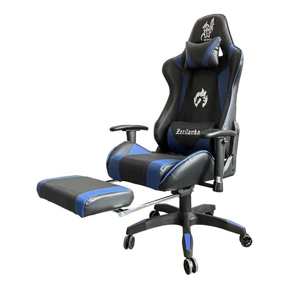 Silla Gamer Deportiva Con Sistema De Inclinación Con Almoha 