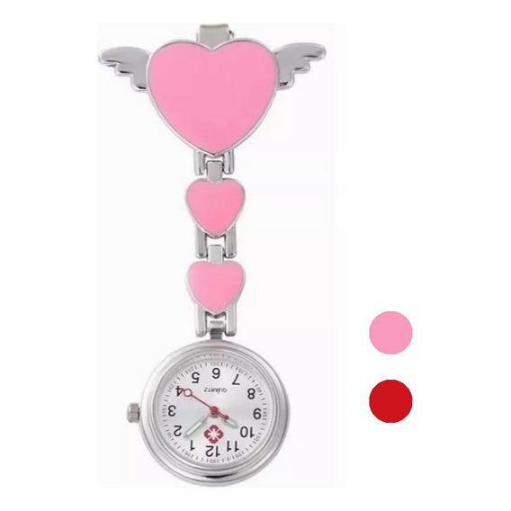 Reloj De Bolsillo Metal Broche Para Enfermera Broches 