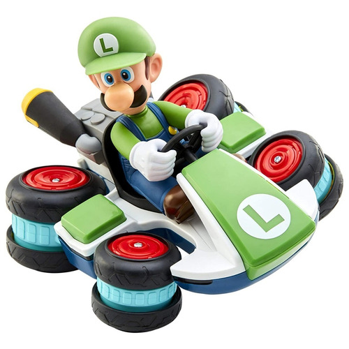 World Of Nintendo Carro Control Remoto Mini Luigi Kart 8