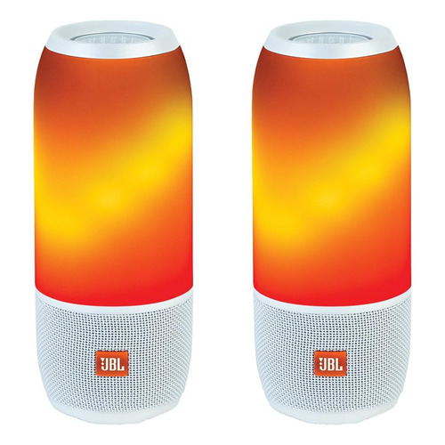 Jbl Pulse 3 Altavoces Bluetooth Portátiles - Par (blanco) Color Blanco 110v