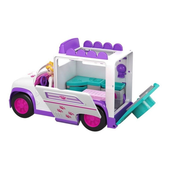 Polly Pocket Hospital Móvil De Animalitos