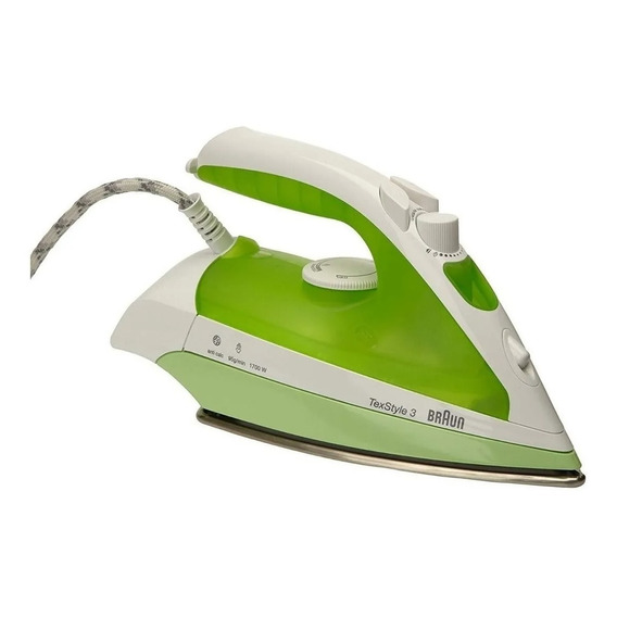 Plancha Braun A Vapor Si 3670-ts330 Color Verde