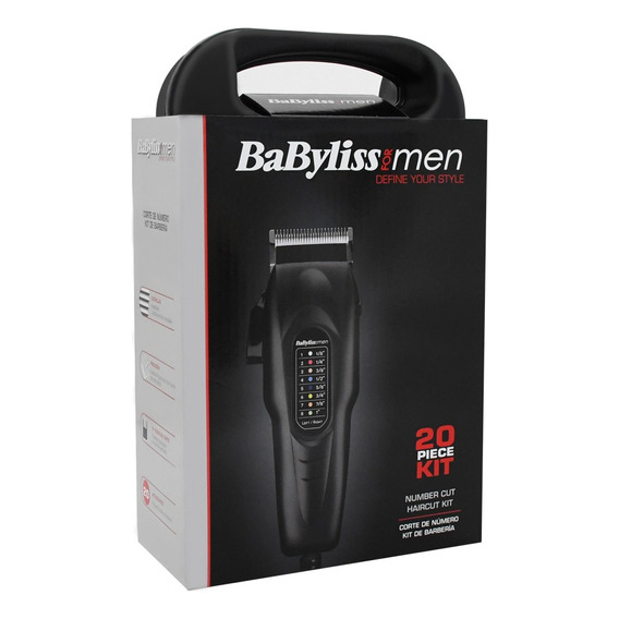 Maquina De Corte 20 Piezas Babyliss Men