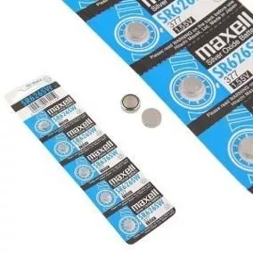 Pack 25 Pilas Maxell Sr626sw 3v 377 P/ Relojes, Calculadora 