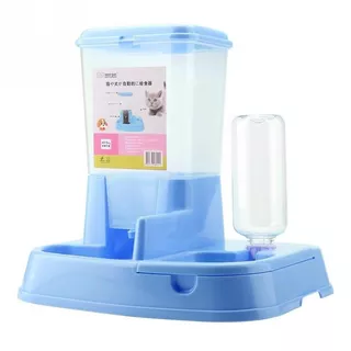 Dispensador De Comida Y Agua Automático Para Perros Y Gatos