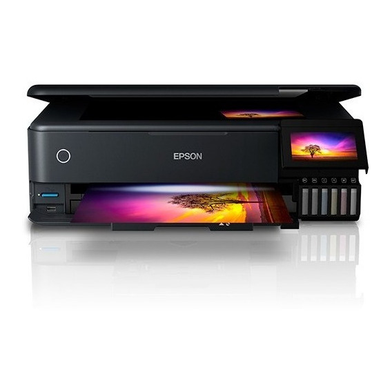 Impresora Epson L8180 A3 Multifuncional 6 Tintas Fotográfic Color Negro