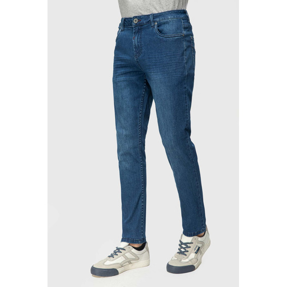 Jeans Hombre Skinny Azul Oscuro I Fashion's Park