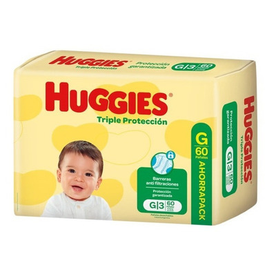 Huggies Classic Triple Proteccion Gx60 Género Sin Género Tamaño Grande (g