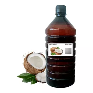 Aceite De Coco Extra Virgen - 1 Litro Materia Prima 