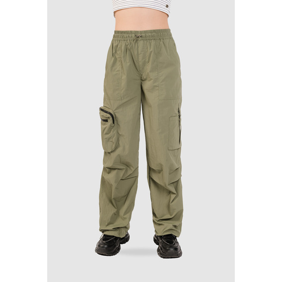 Pantalón Cargo Parachute Larry - Verde