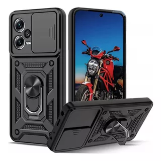 Funda Armor Ring Cubre Cámara Xiaomi Redmi Note 13 Pro Plus