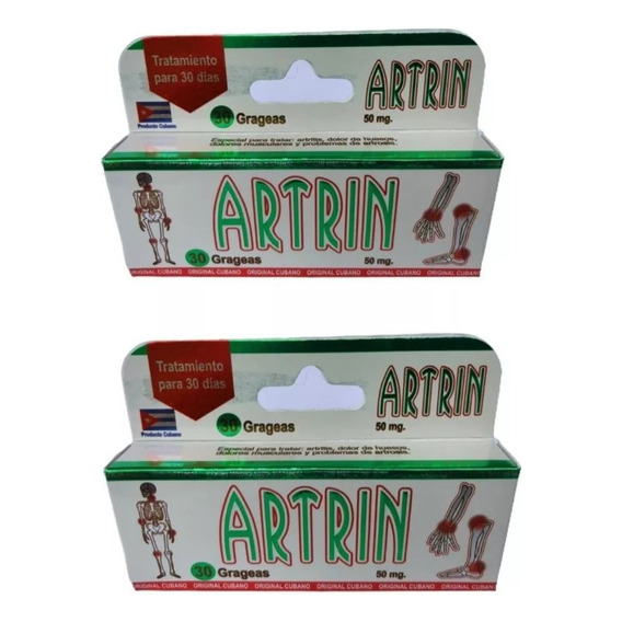 Artrin Cubano Original X2 Cajas