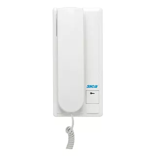 Teléfono Interno Para Portero Eléctrico Sica 916170 Para Edificios Color Blanco