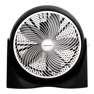 Ventilador Turbo 20'' Daihatsu Dvt2021rep 5 Palas Negro Color De Las Aspas Gris Diámetro 20   Material De Las Aspas Plástico