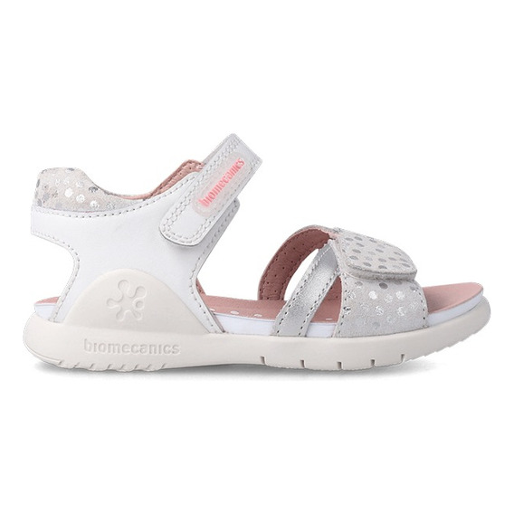 Sandalia Biomecanics Para Niña Velcro Metal Fresca Y Comoda