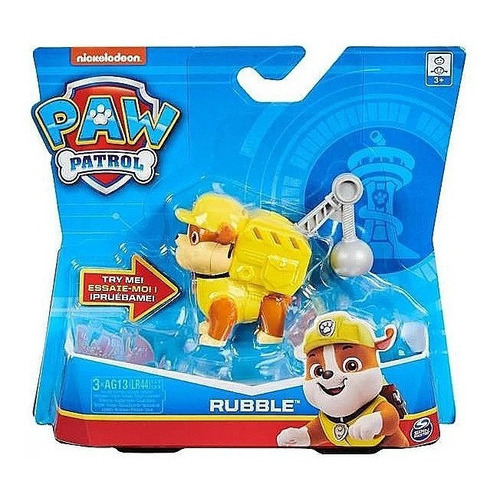 Paw Patrol - Rubble Cachorro De Accion Con Sonido