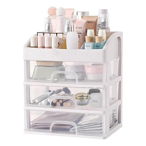 Caja De Organizador Maquillaje Multifuncional De Tocador