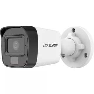 Cámara Seguridad Hikvision Con Audio 1080p 2mp Exterior Color Blanco