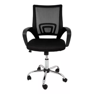 Silla Ejecutiva De Oficina Ergonomica Estilo Moderno Negro