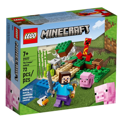 Bloques para armar Lego Minecraft 21177 72 piezas  en  caja