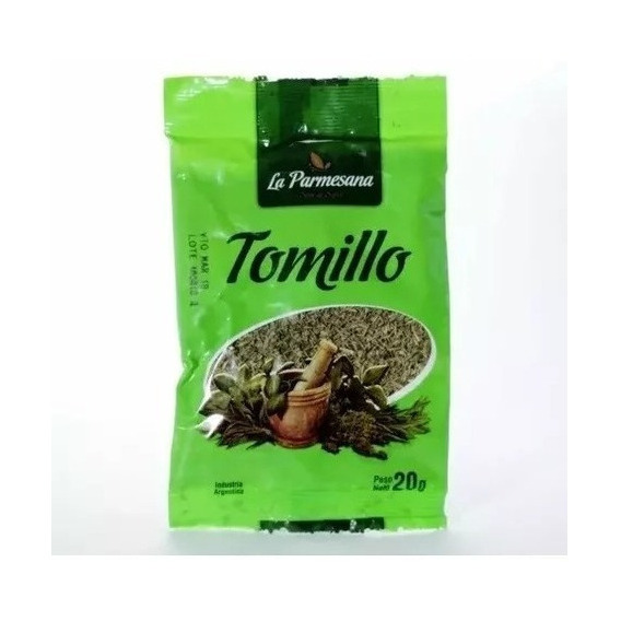 Pack De 10 Un.tomillo X 20grs La Parmesana (directo Fábrica)