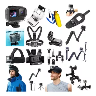 Kit Estanque Sup Guidao Peito Gopro Hero 11 Black Tripe Mão