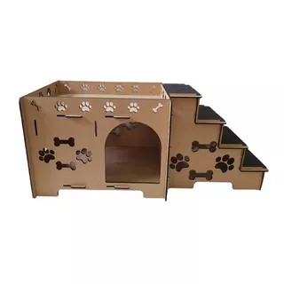 Cama Beliche Cachorro E Gato Em Mdf 6mm Caminha Pet Dog Cat