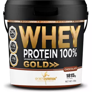 Potão Whey Protein 100% Gold Premium 24g Proteína Dose 1,8kg