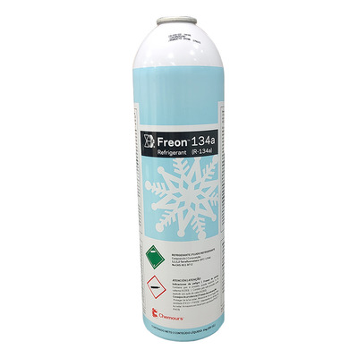 Lata Garrafa Gas Refrigerante Freon R134 Chemours Dupont 1kg