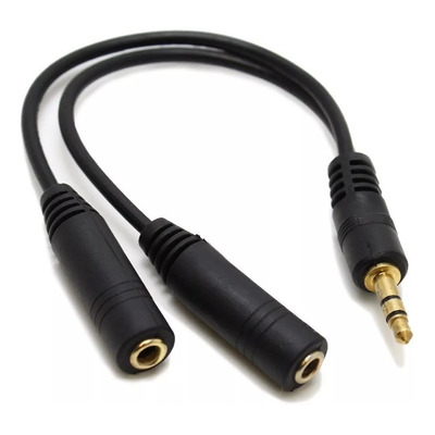 Cable Splitter Audio 3.5 Macho A 2 Dos 3.5mm Hembra #18 #50