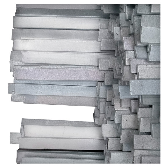 Solera Galvanizada  De 3/4 X 1/8 X 1.50 M- 8 Pack