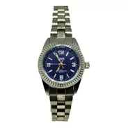 Reloj Mujer Time 1020 Acero Inoxidable Azul