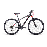 Mountain Bike Mercurio Kaizer Mtb  2020 R29 21v Frenos V-brakes Color Negro Brillante/rojo