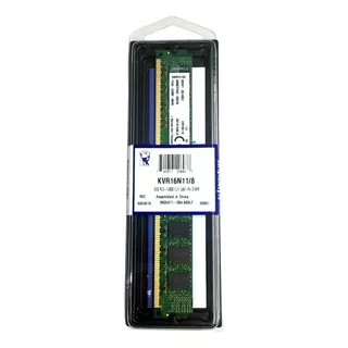 Memoria Ram Valueram Color Verde 8gb 1 Kingston Kvr16n11/8