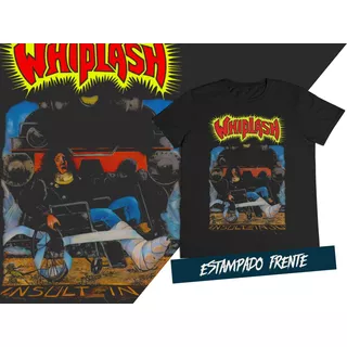 Camiseta Thrash Metal Whiplash C2