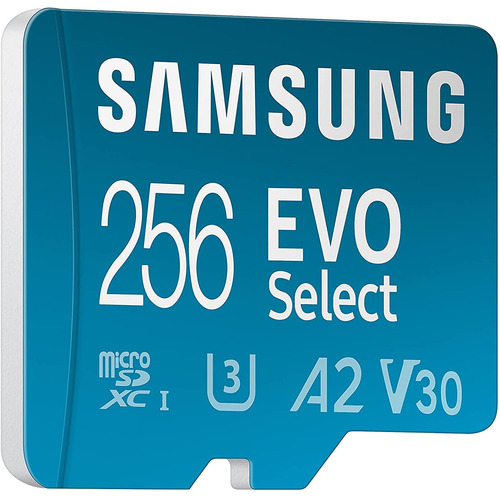 Tarjeta De Memoria Micro Sd Samsung Evo Select 256gb 130mb/s Mb-me256ka/am