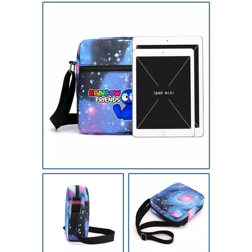 Mochila con accesorios Rainbow Friends, 3 unidades, nueva mochila escolar, color G