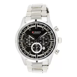 Reloj Para Hombre Curren Krec761901 Plateado