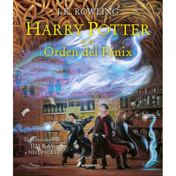Harry Potter Edición Ilustrada 5: y la Orden del Fénix, de Rowling, J. K.. Serie Harry Potter, vol. 5.0. Editorial Salamandra, tapa dura, edición 1.0 en español, 2023