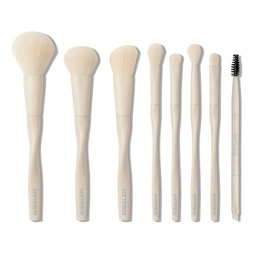 Set de 8 brochas de maquillaje Sheglam Pro Core Brush Kit