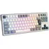 Teclado Mecánico Royal Kludge R87 Pro Rgb Halfgrey S Brown Ñ Teclado Half Grey Idioma Español España