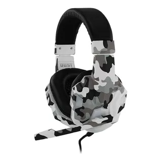 Headset Gamer Dust Camo Pro X33 Grafite Haste Ajustavel Cor Camuflado Cor Da Luz Camuflado