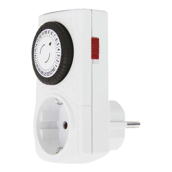 Timer Manual Schuko Vidriera Calefon Ahorre Oferta Mf Shop