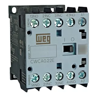Minicontator Auxiliar Weg Cwca0-22-00v26 10a 2na +2nf 220vca