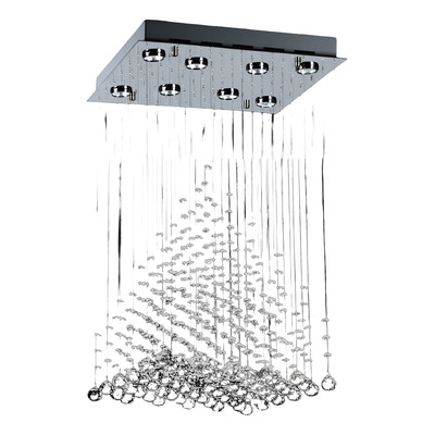 Colgante Estratos 4010/8 Gu10 8luces 50x50 80cm