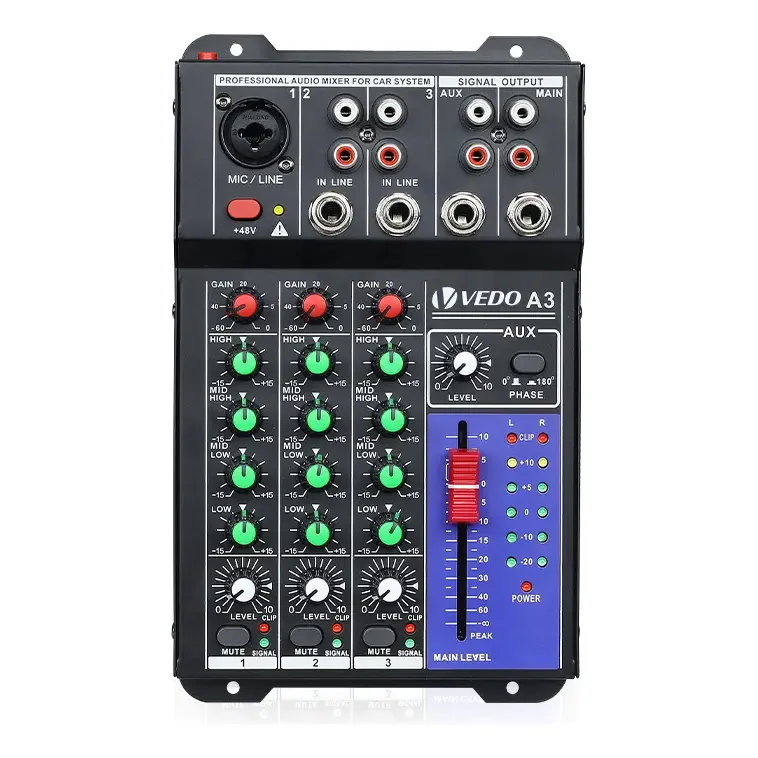 Mesa compacta Vedo de 3 canais