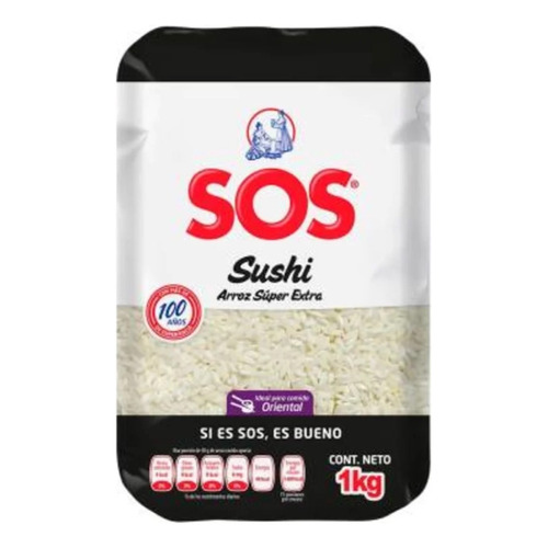 Arroz Sos Sushi Súper Extra 1kg