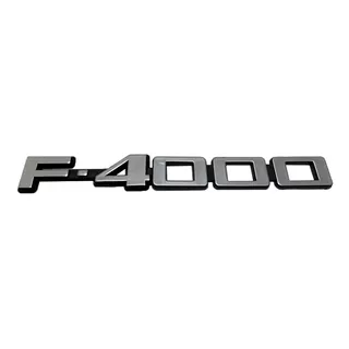 Emblema F4000 Plaqueta Lateral Do Paralama (alto Relevo)