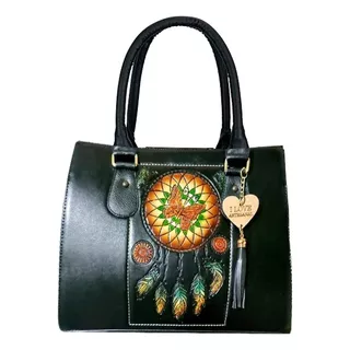 Bolso Dama 100 % Piel Elegancia Grand Capacidad De Leon Gto.